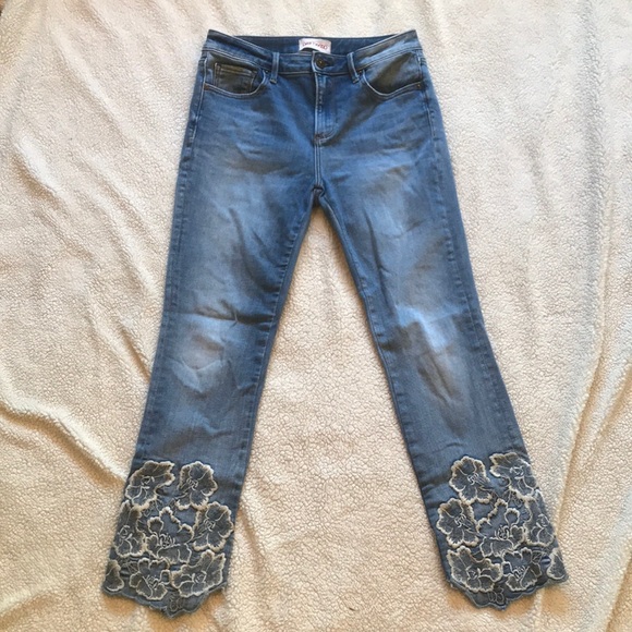 DRIFTWOOD Denim - Driftwood Colette Embroidered Crop